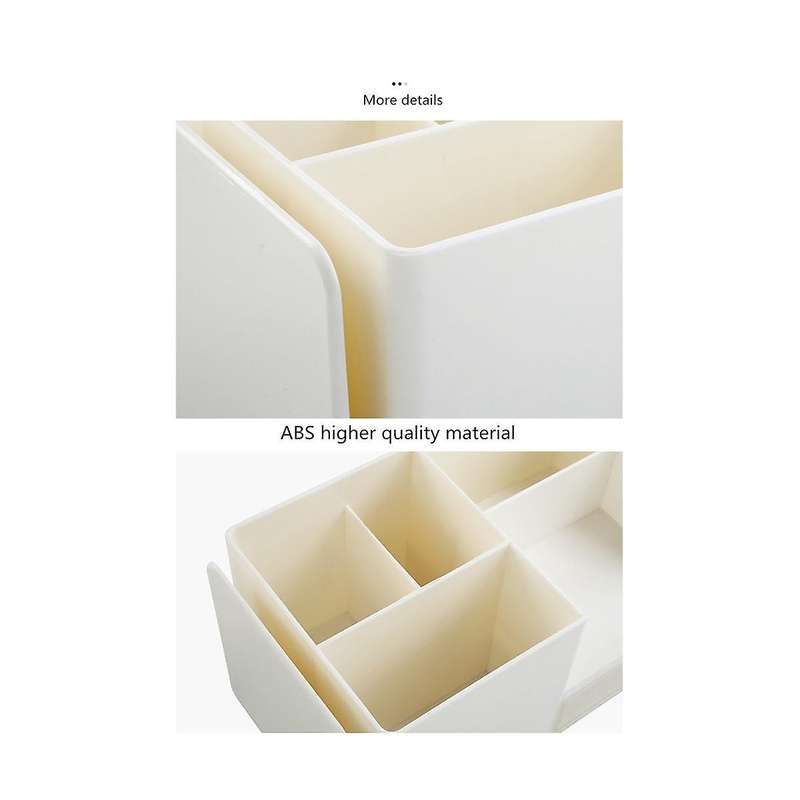 Grey Cosmetic Storage Box Mask -capacity Desktop Finishing Storage Shelf Desk Storage Box for Skin C
