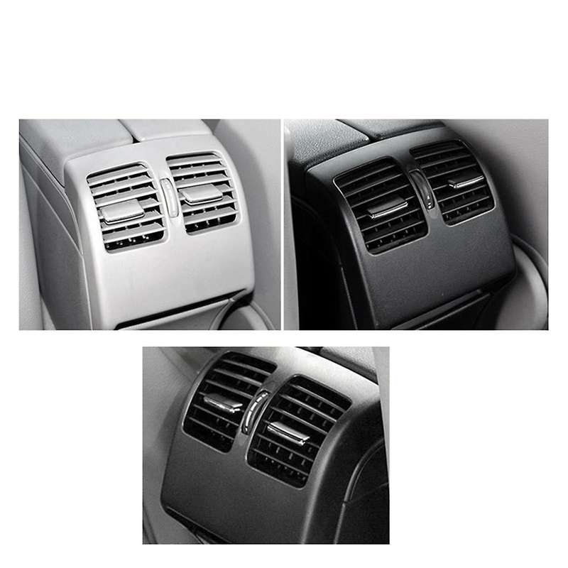 Grey Rear AC Grille Cover A2048300354 for C-Class W204 2007-2014 Center Console Outlet Panel