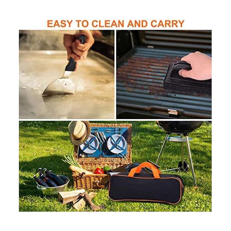 Griddle Accessories Kit 6pcs Griddle Grill Tools Set for Blackstone and Stainless Steel Bbq Accessor