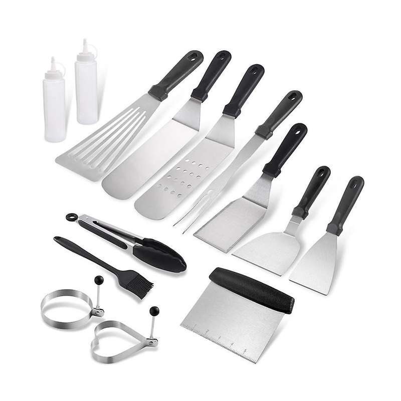 Griddle Accessories Kit 16Pcs Griddle Grill Tools Set for Blackstone and Stainless Steel BBQ Access