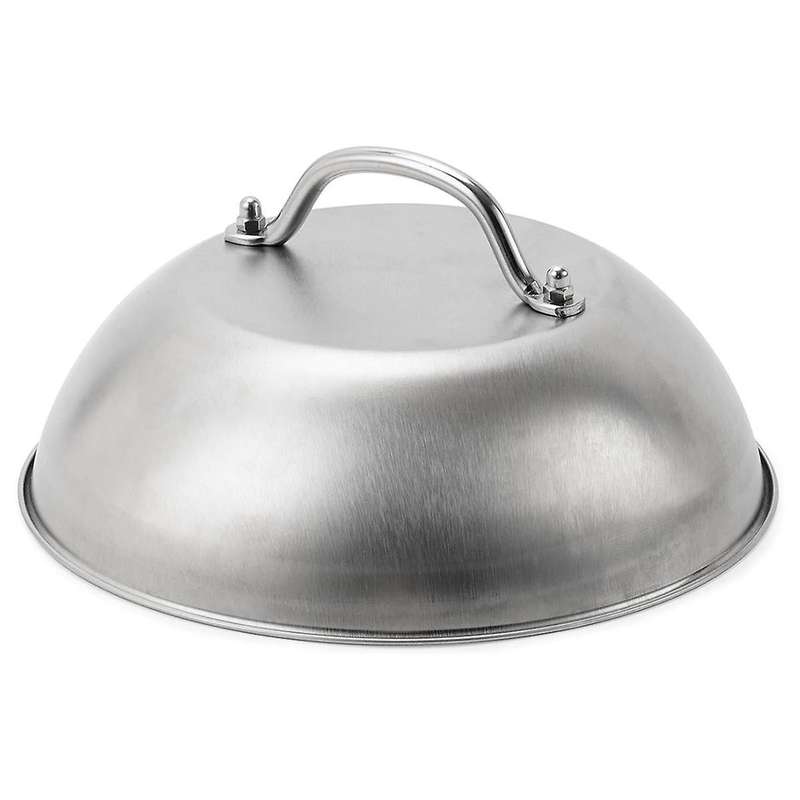 Griddle Accessories Heavy Duty 9in Wide Smashed Burger Melting Cheese Dome Cover Stainless Steel Bas
