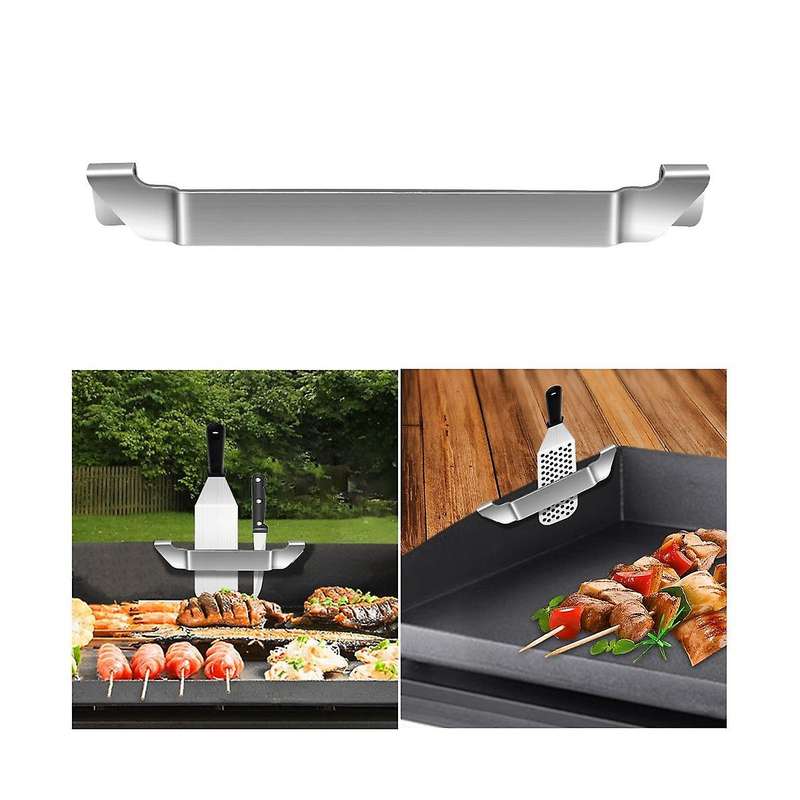 Griddle Spatula Holder,stainless Steel Grill Barbecue Tool Hold Rack, , Camping Picnic Bbq Essentia