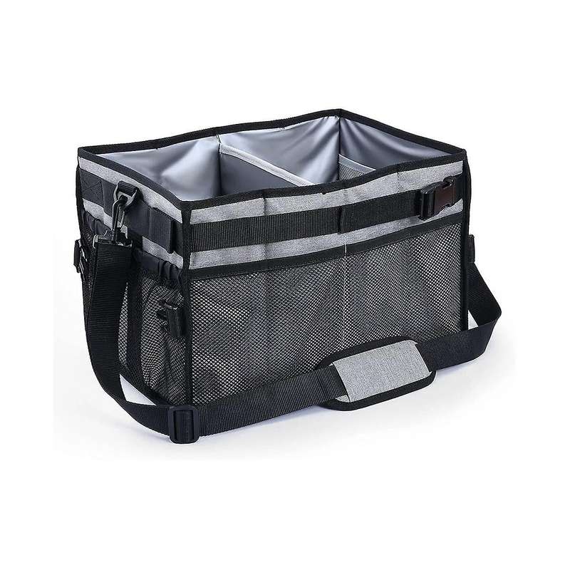 Grill and Picnic with Paper Towel Holder, Bbq Organizer for Utensil, Plate, Condiment, Collapsible