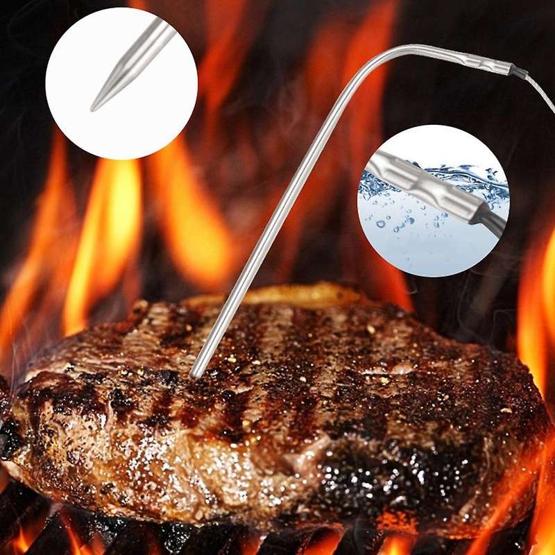 Grill BBQ Meat Thermometer with 2 Probes Digital Grill Thermometer,Timer,Alarm,Barbecue Cooking Kitc