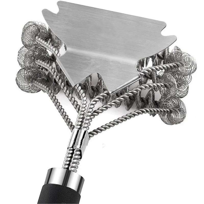 Grill Brush and Scraper Bristle Free - Safe BBQ Brush for Grill - Stainless Grill Grate Cleaner - Sa