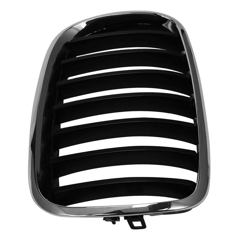 Grill Black+Chrome Frame Front Bumper Kidney Grille for - X5 E70 X6 E71 2007-2013 51137157687 511371