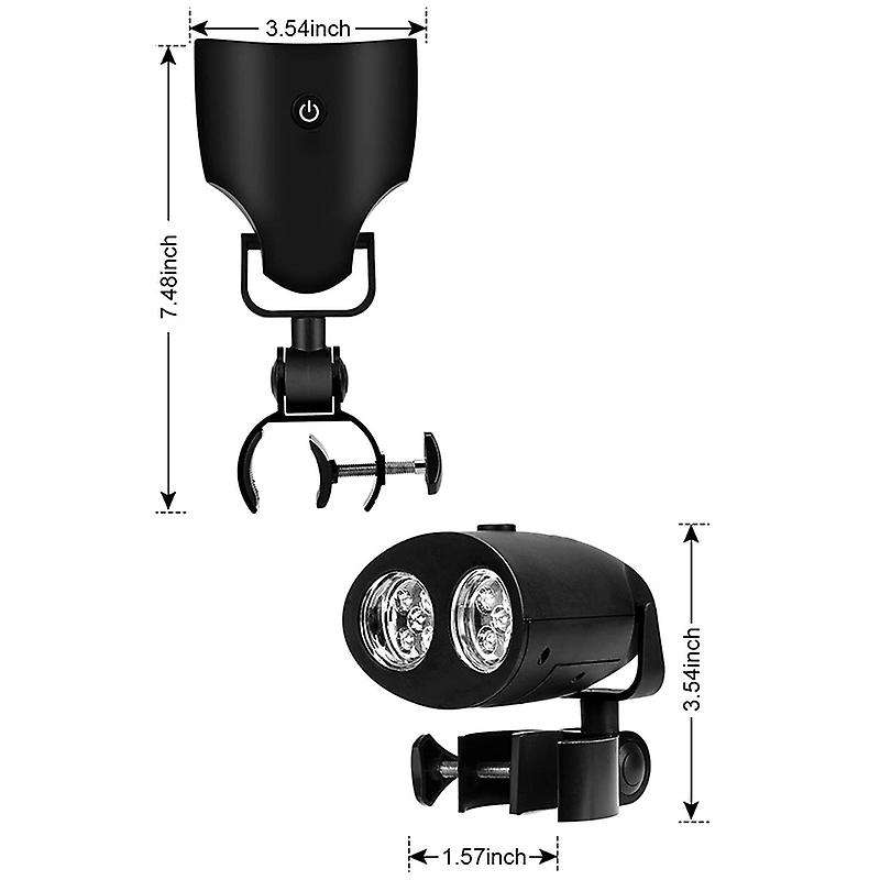 Grill Lights for Barbecue, Upgraded Barbecue Grilling Light with 10 LED Super Bright 360 Degree Rota