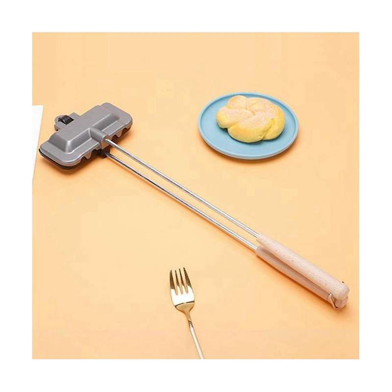 Grill Pan Removable Non-stick with Handle Multifunction Aluminum Sandwich Pan for Breakfast Toast Ho