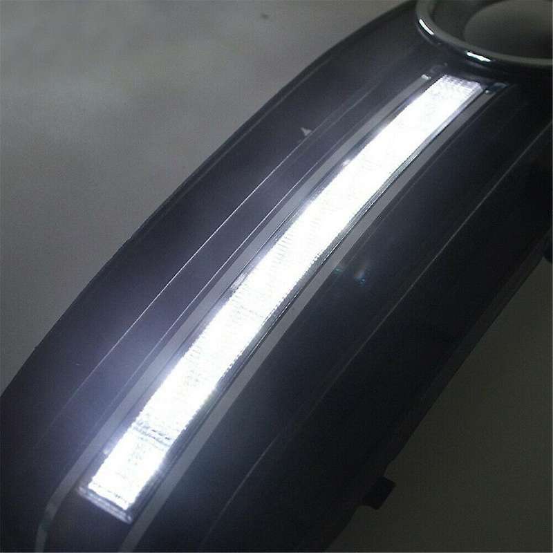 Grill Light Front Daytime Running Light Fog Light Cover Grille for A4 A4L B8 2009-2012 8KD80768201C