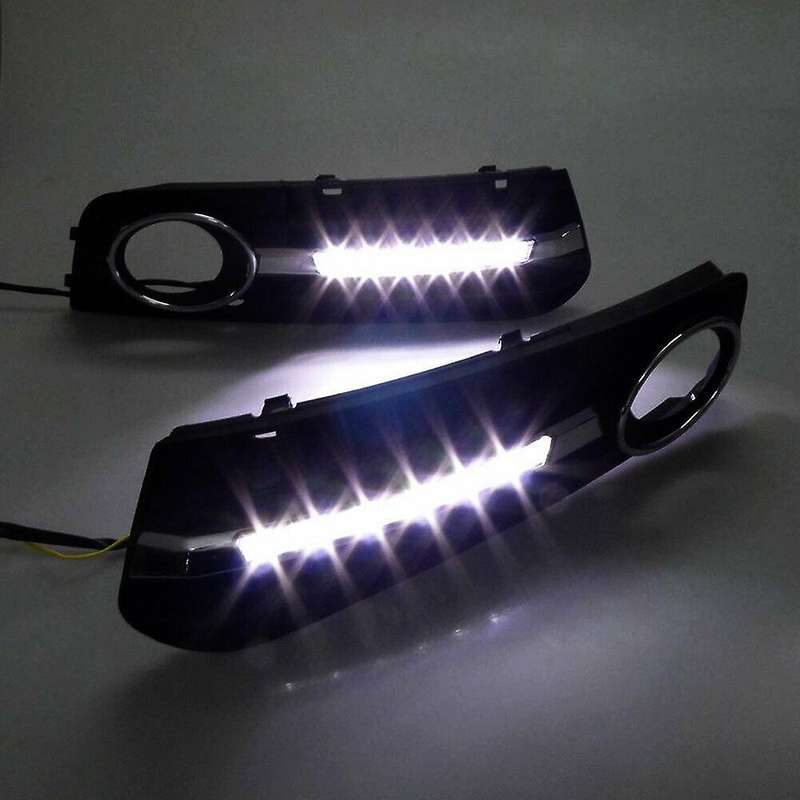 Grill Light Front Daytime Running Light Fog Light Cover Grille for A4 A4L B8 2009-2012 8KD80768201C