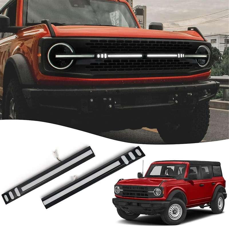 Grille Light Strip for 2021 2022 2023 Accessories, Hood Grille Led Dynamic Lights (straight Line St