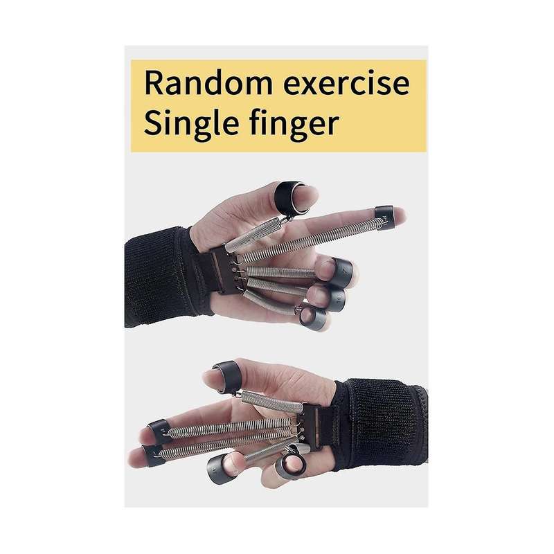 Gripster,grip Strength Trainer,stainless Steel Finger Strengthener,adjustable Finger Flexion Extens