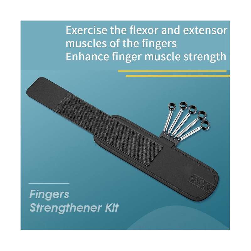 Gripster,grip Strength Trainer,stainless Steel Finger Strengthener,adjustable Finger Flexion Extens