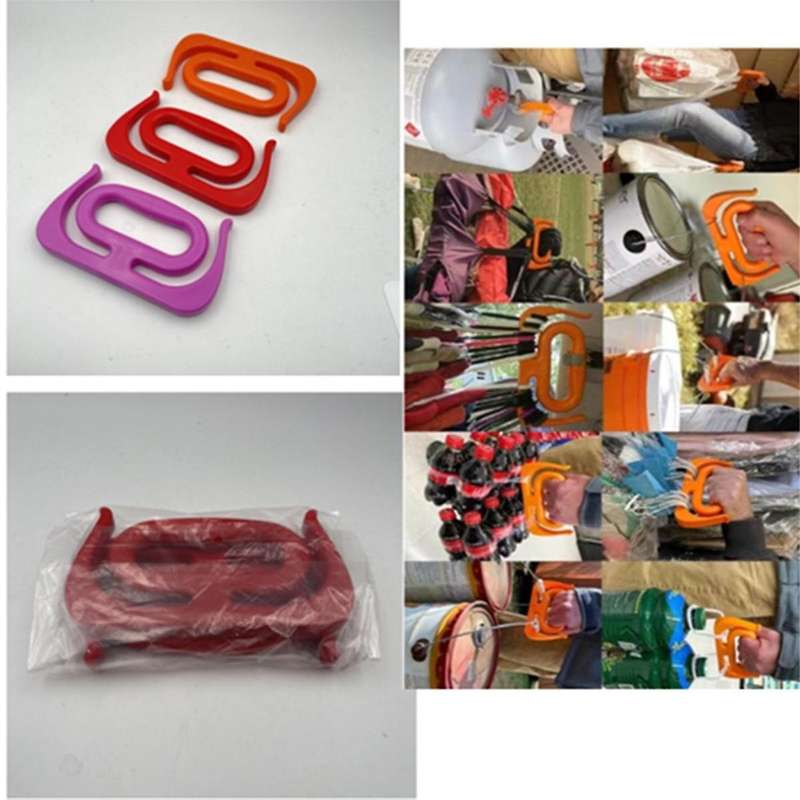 Grocery Bag Carrier Handle Holder - Multi Purpose - Carry Shopping Bags Propane Tanks 5-Gallon Bucke