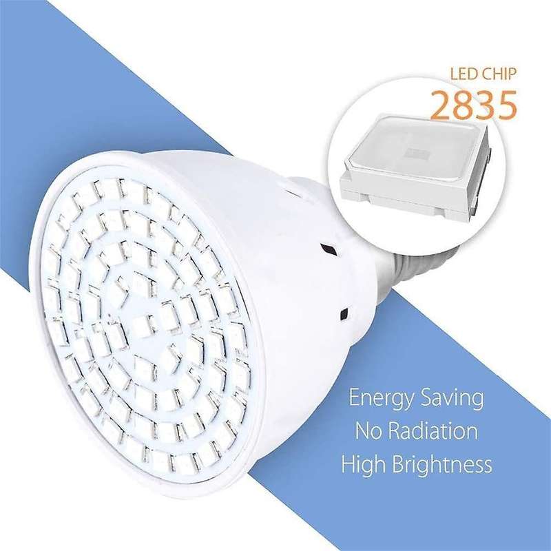 Grow Light Bulb 80 Leds Full Spectrum Plant Lights 220v for Indoor Plants Succulents Flowers Greenh