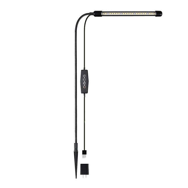 Grow Light for Indoor Plants Growing, 6000k Full Spectrum Gooseneck Plant Lamp for Seedings Succulen