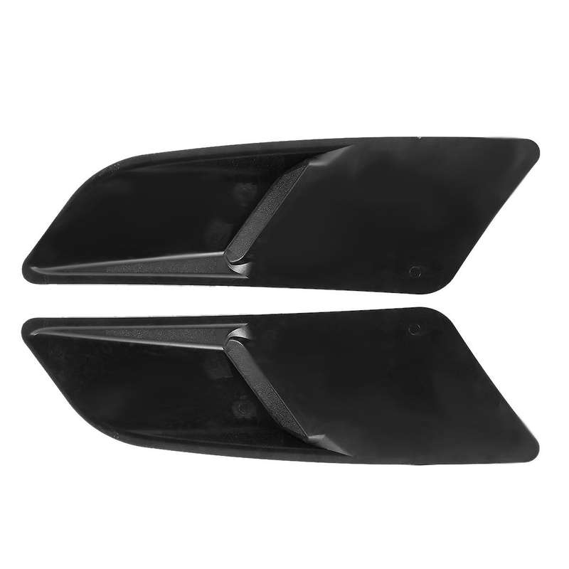 GT Style Car Front Hood Air Intake Trim Scoop Vent Guards Heat Hoods Cover Trim Panel for 2015 2016