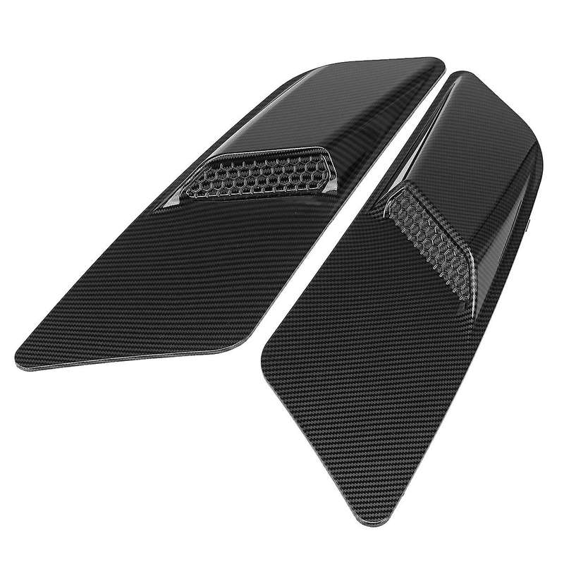 GT Style Car Front Hood Air Intake Trim Scoop Vent Guards Heat Hoods Cover Trim Panel for 2015 2016