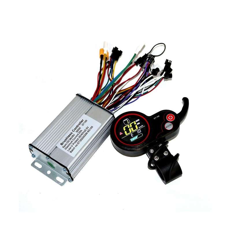 Gt-100 Lcd Display Instrument Dashboard Controller Cable Kit 36v 500w Controller Electric Scooter Ac