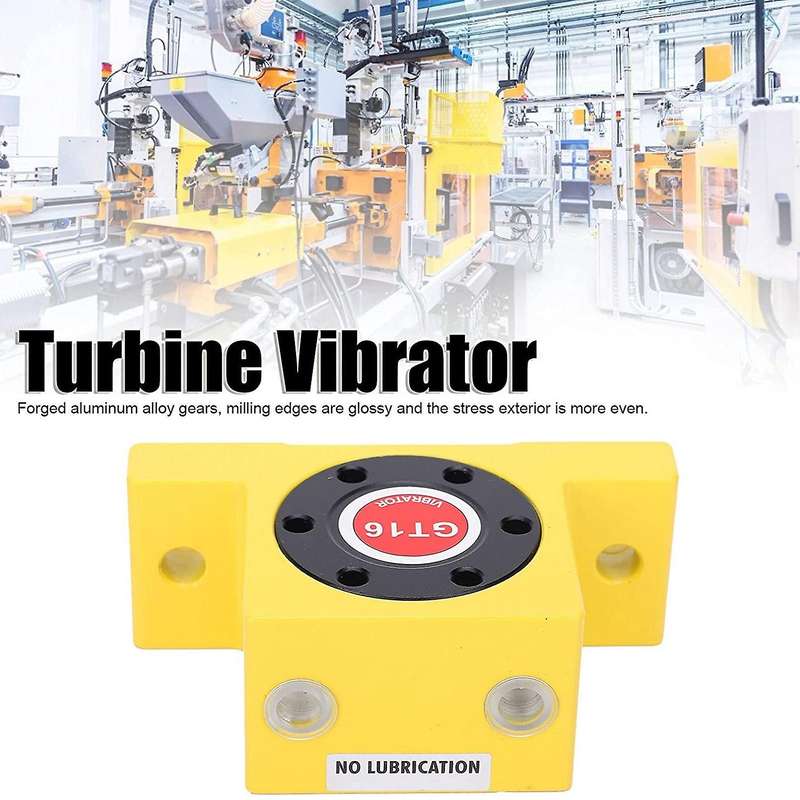 GT16 Pneumatic High Frequency Turbine Vibrator Gt16 0.2-0.6 Mpa -5-60 Celsius 130-11150N
