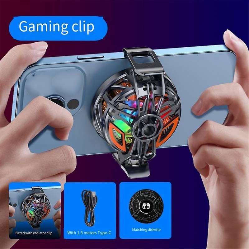 GT31 Mobile Phone Radiator Cooler Semiconductor Refrigeration Magnetic Live Broadcast Clip Dual- Coo