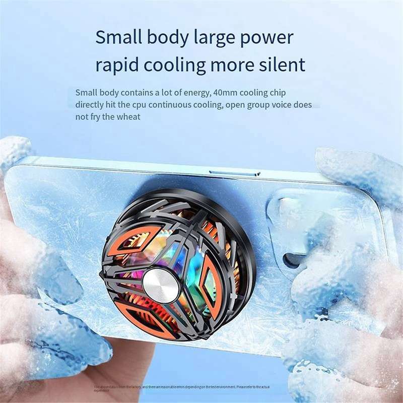 GT31 Mobile Phone Radiator Cooler Semiconductor Refrigeration Magnetic Live Broadcast Clip Dual- Coo