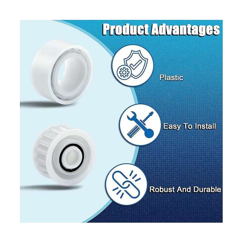 Guide Wheels 4 Pack with 2 Pack Pulley Gears Replacement Part 3884997-r6 for Dolphin,pool Cleaner Ac