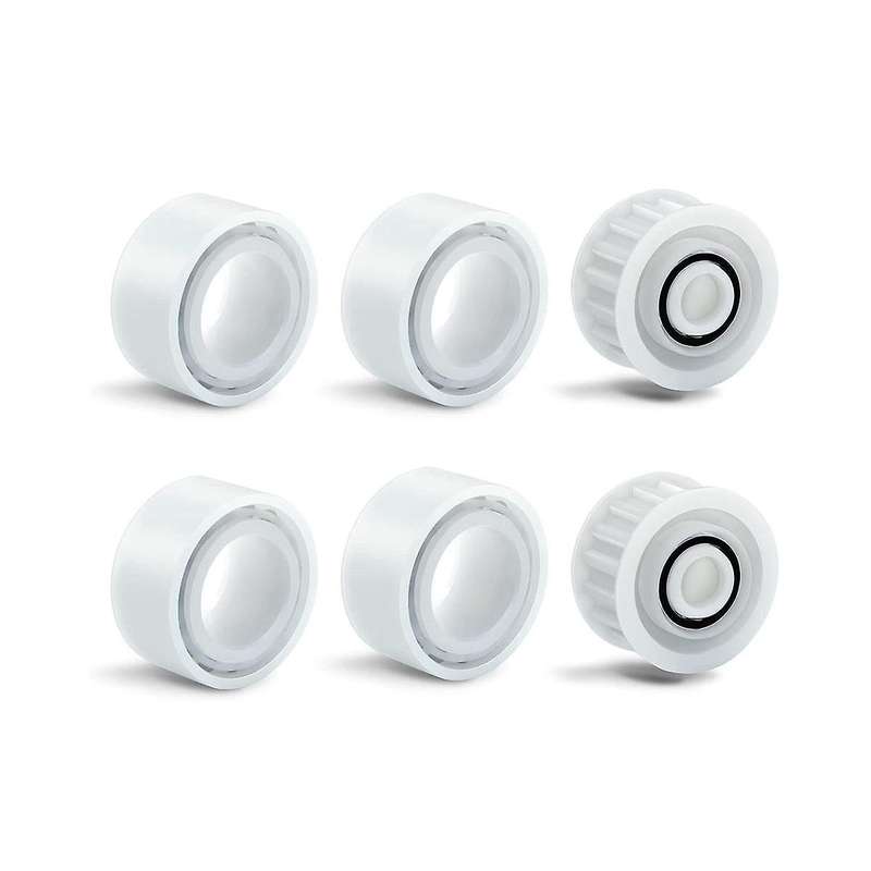 Guide Wheels 4 Pack with 2 Pack Pulley Gears Replacement Part 3884997-r6 for Dolphin,pool Cleaner Ac