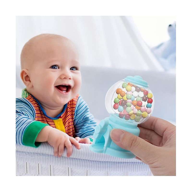 Gumball Machine, 3.7 Inch Mini Candy Dispenser Gumball Machines Party Gifts (4 Pack)