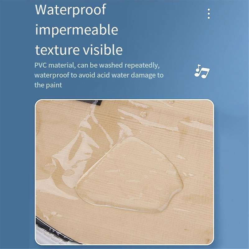 Guitar Dust Cover Transparent Translucent Dust-proof Waterproof Acoustic Electric Guitar Cover Prote