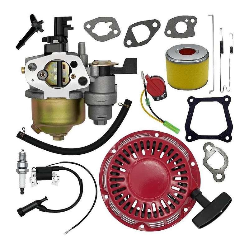 GX160 GX200 Tune Kit for GX120 4.0 5.5 6.5 196 212 Cc W/Carburetor+Pull Star +Coil+Air Filter Etc