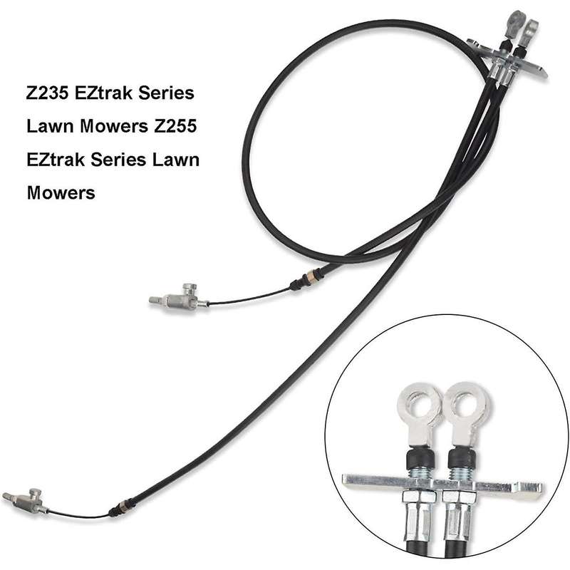 Gy22289 Mower Deck Lift Cable for Z235 Z255 Eztrak Series Lawn Mowers, Replace Gy22157 Am145470 Am14