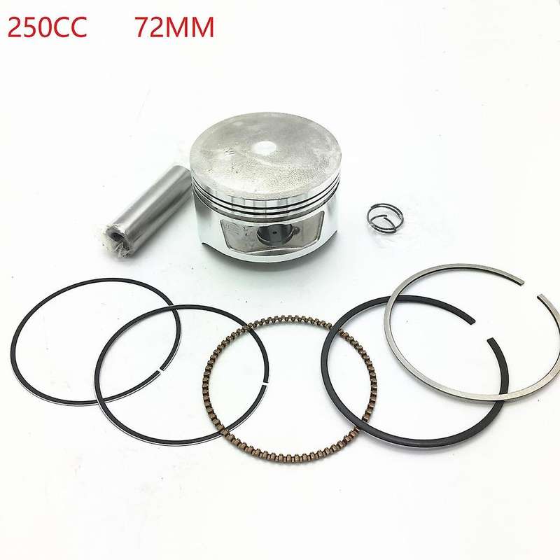 GY6 250Cc Piston Ring Kit for Peace Tank Znen Scooter Moped ATV Go Kart 72MM