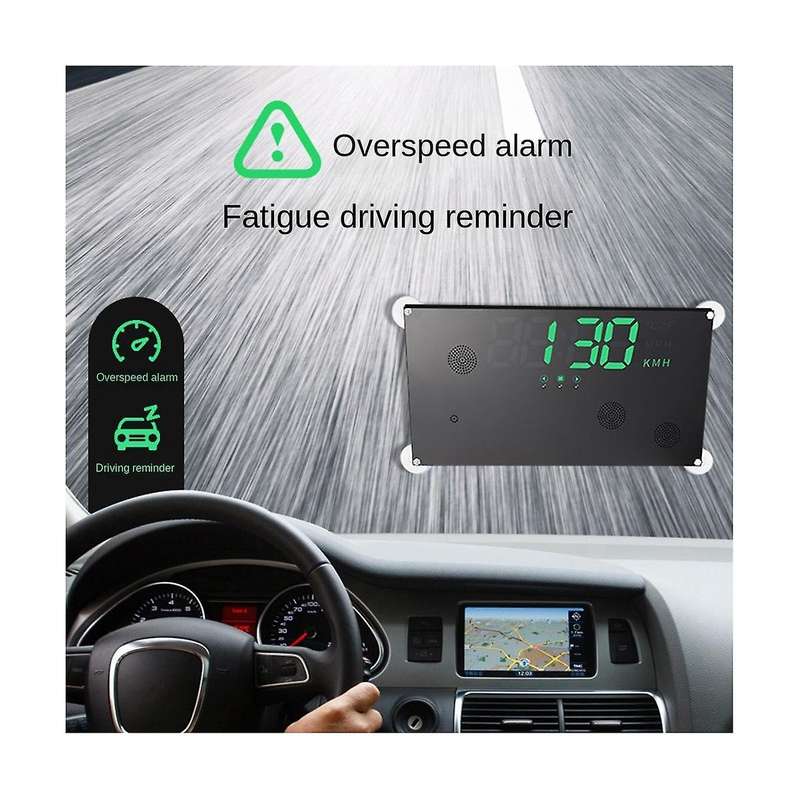 H10 Car Hud Head-up Display Hd Car Intelligent Fuel Consumption Speed Head-up Display Instrument Ov
