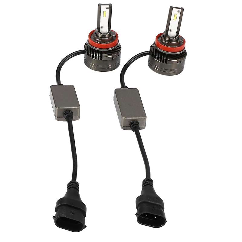 H11/H8/H9 Car Led Headlight Bulbs Replace Kit, M2 Series Low Beam/Fog Light Bulb with Fan, Canbus Re
