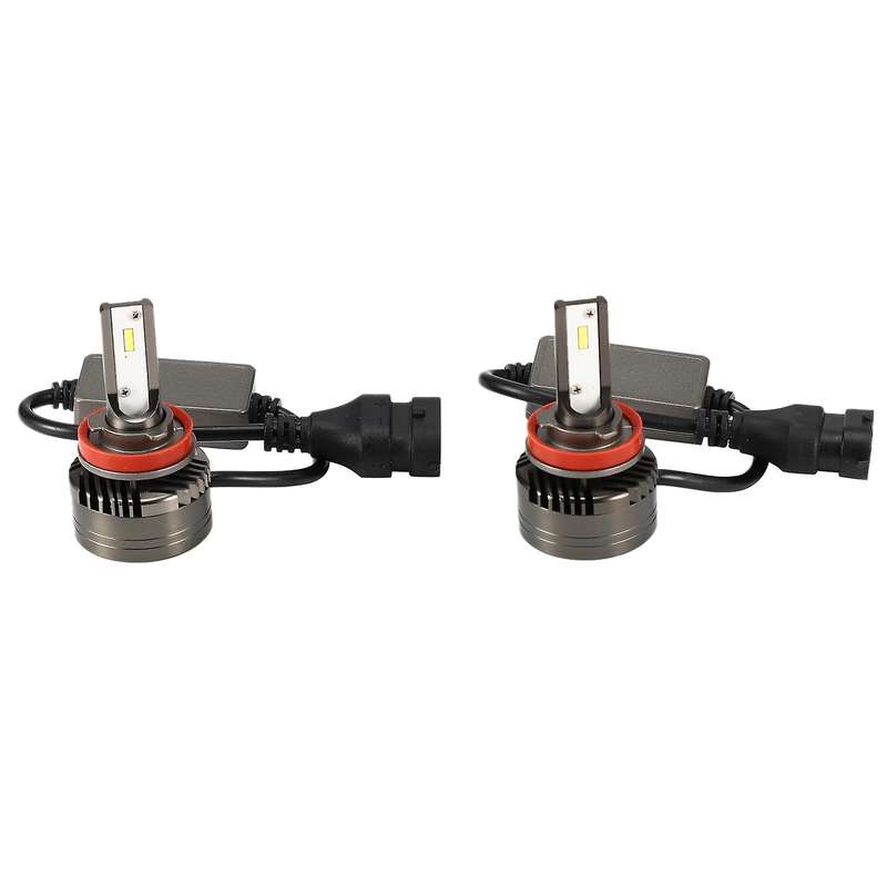 H11/H8/H9 Car Led Headlight Bulbs Replace Kit, M2 Series Low Beam/Fog Light Bulb with Fan, Canbus Re