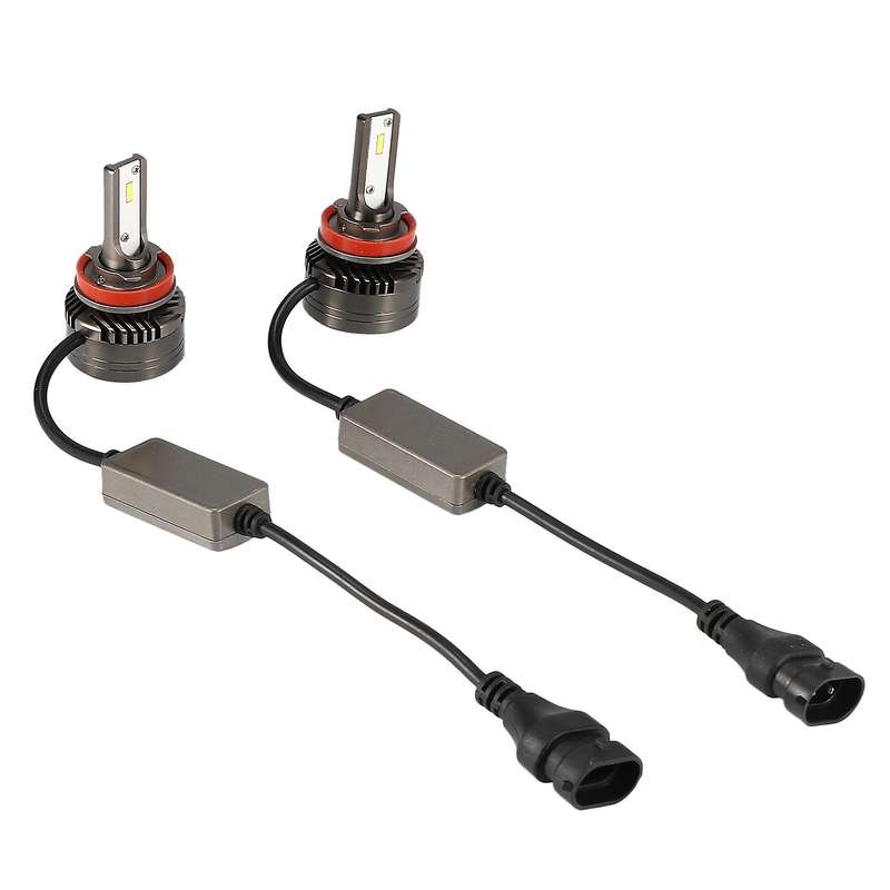H11/H8/H9 Car Led Headlight Bulbs Replace Kit, M2 Series Low Beam/Fog Light Bulb with Fan, Canbus Re