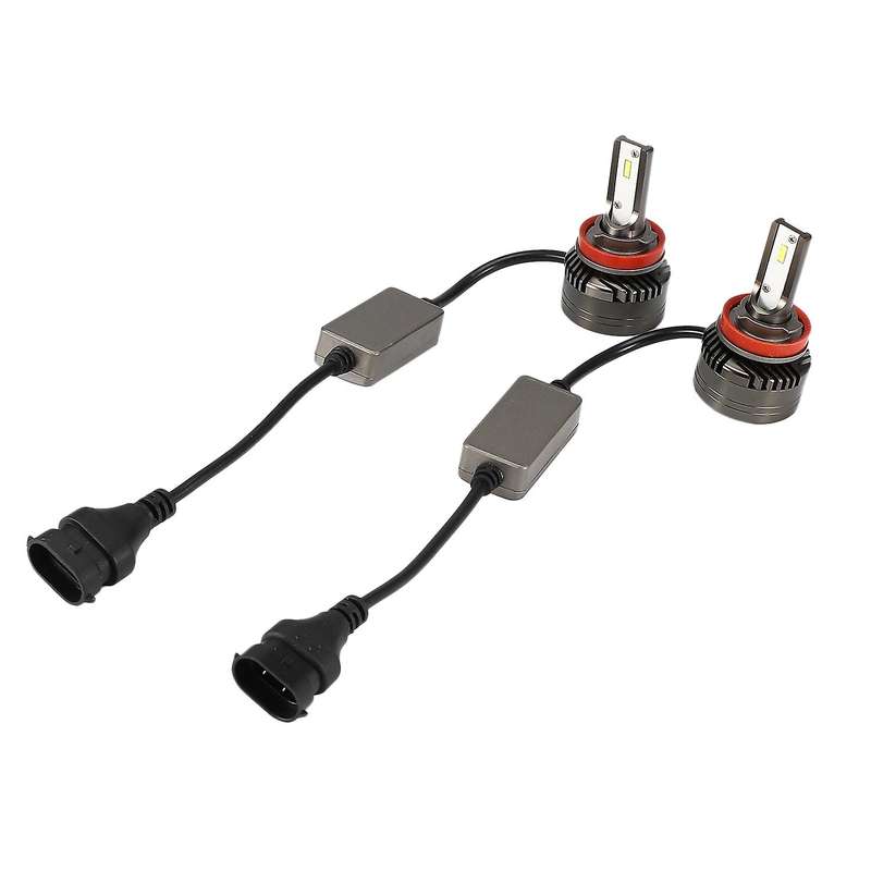 H11/H8/H9 Car Led Headlight Bulbs Replace Kit, M2 Series Low Beam/Fog Light Bulb with Fan, Canbus Re