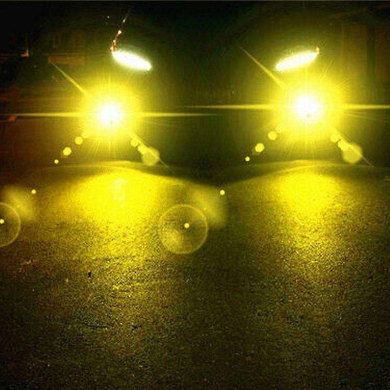 H11 H8 H16 80W 4000LM 3000K Yellow Tech LED Fog Lights Bulbs Kit