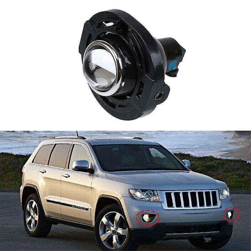 H11 Pair Left Right Front Drive Fog Light Lamps for Compass 2011-2017 68140324AA CH2592148