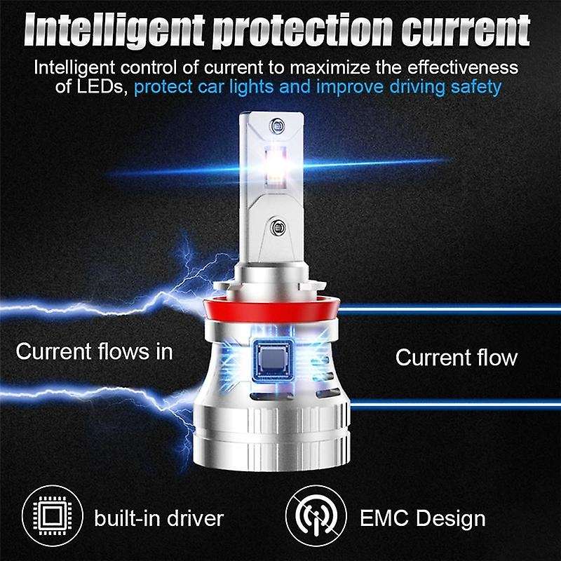 H11/h8/h9 Led Headlight , 300w 30000 Super Led Headlights 6000k Cool White Ip67 Waterproof