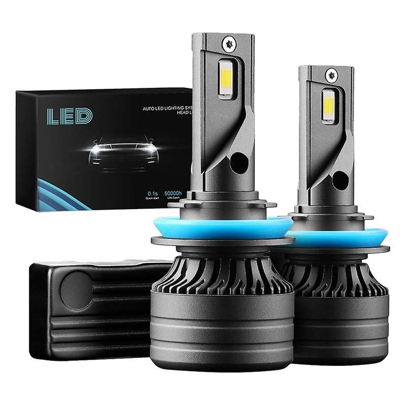 H11/H9/H8 Led Headlight Bulbs 60W 10000 Super Bright Led Headlights Kit 6000K Cool White Ip68 Waterp