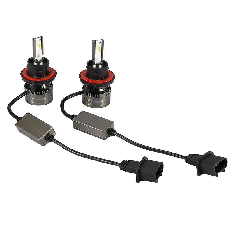 H13/9008 Car LED Headlight Bulbs Replace Kit, Series Led Hi/Lo Beam with Fan Csp Chip Canbus Ready I