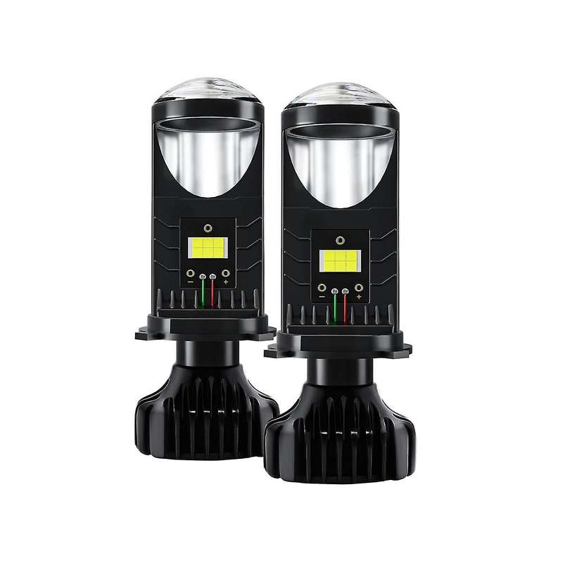 H4 Bi-led 20000lm 80w Mini Projector Lens Automobiles Bulb Conversion Kit High/low Beam Headlight