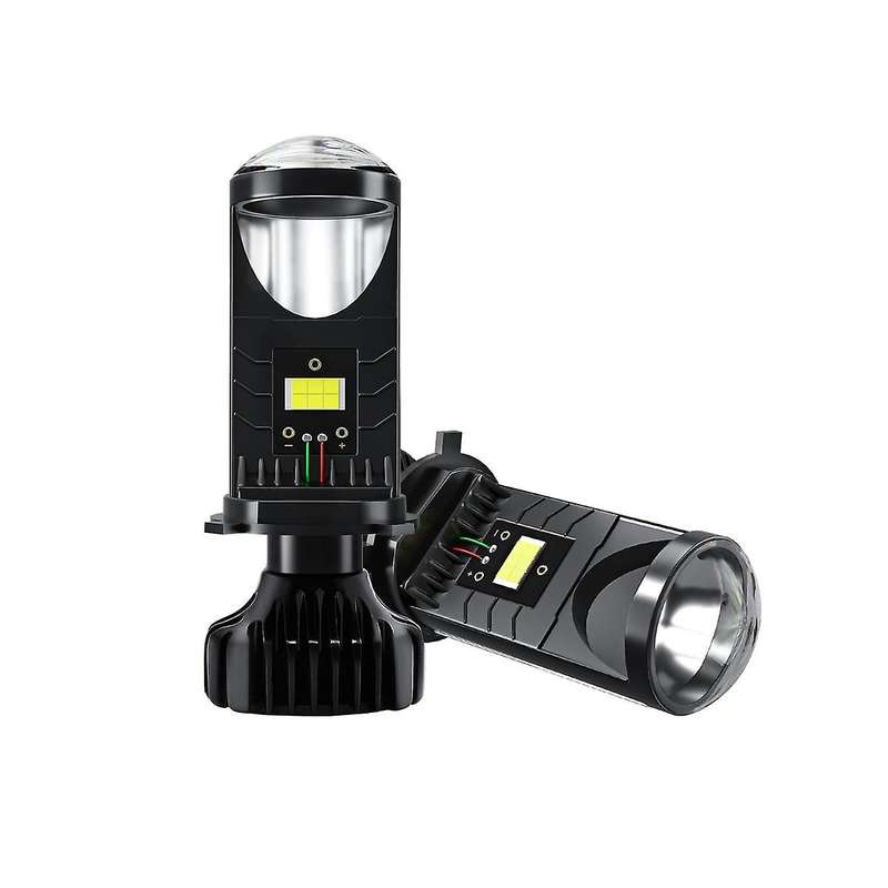 H4 Bi-led 20000lm 80w Mini Projector Lens Automobiles Bulb Conversion Kit High/low Beam Headlight