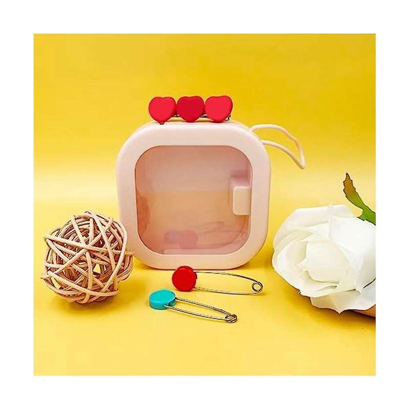 Hair Tie Organizer, 2pcs Hair Accessories Organizer Portable Stackable Hair Containers Pin Holder Tr