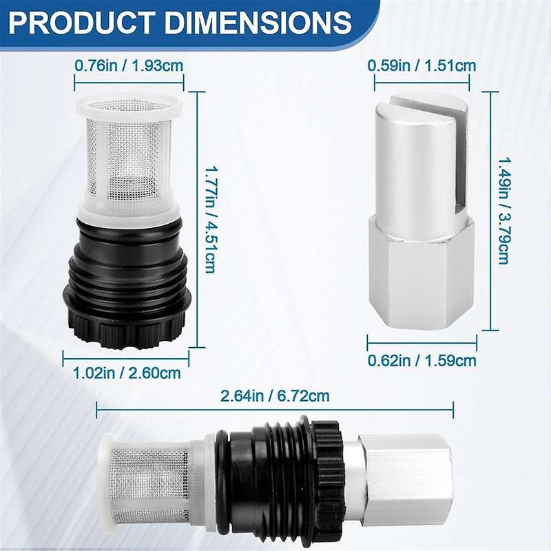 H98-510-S Water Heater Filter & Tool for Water Heater Water Filter Removal Tool Part