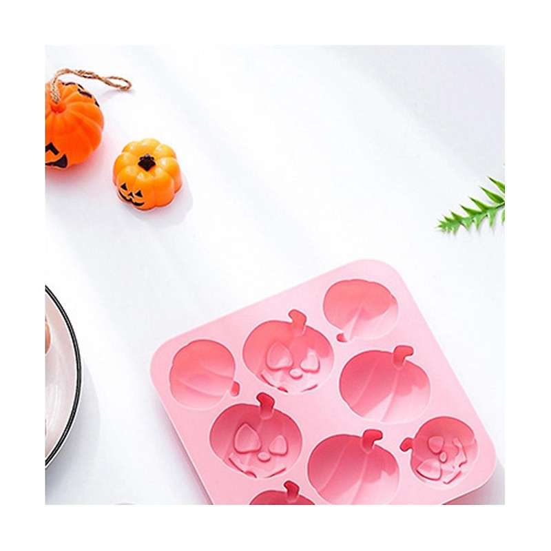 Halloween 3-dimensional Pumpkin Cake Mold Baking Fondant Epoxy Silicone Mold Halloween Party Props