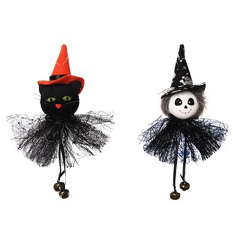 Halloween Doll Bar Decoration Witch Pendant Halloween Children Gift Halloween Party Home Decoration