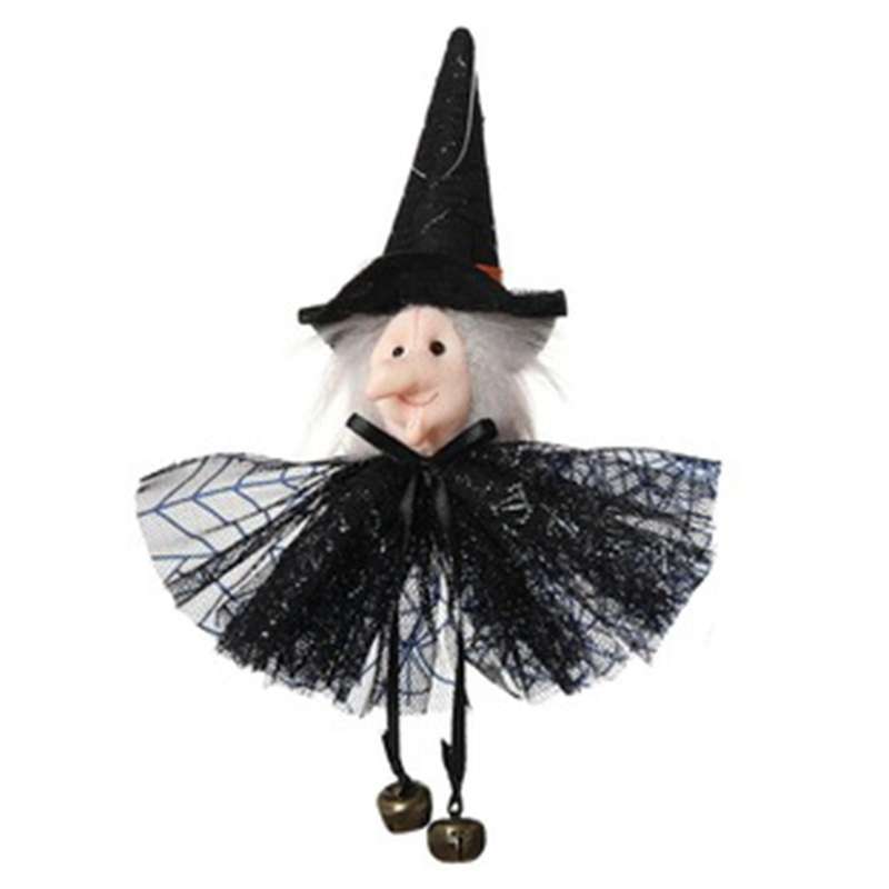 Halloween Doll Bar Decoration Witch Pendant Halloween Children Gift Halloween Party Home Decoration
